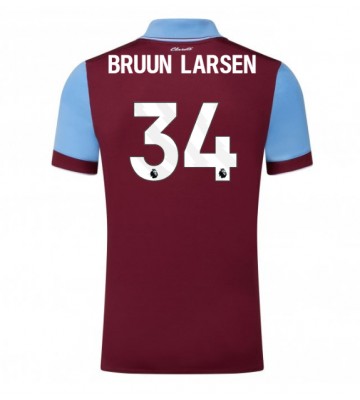 Burnley Jacob Bruun Larsen #34 Hemmatröja 2023-24 Kortärmad